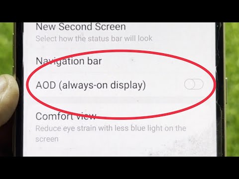 How To Manage AOD Always on display settings in LG Phones
