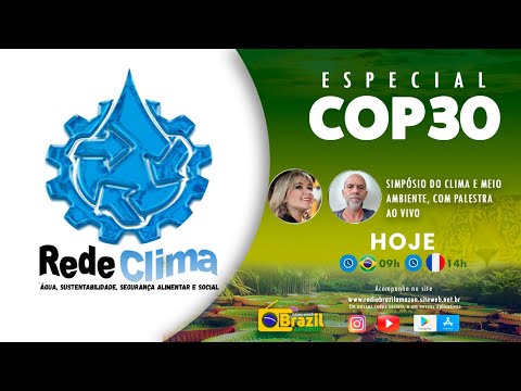 ESPECIAL COP30 - SIMPÓSIO DO CLIMA E MEIO AMBIENTE DO RIO DE JANEIRO - com Karol Resende - AO VIVO