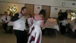 Ben and Susan breaking down at there wedding lol