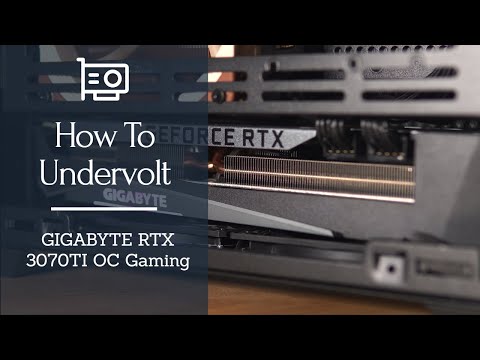How to Undervolt RTX 3070 TI GIGABYTE Gaming OC [Undervolt + Overclock]