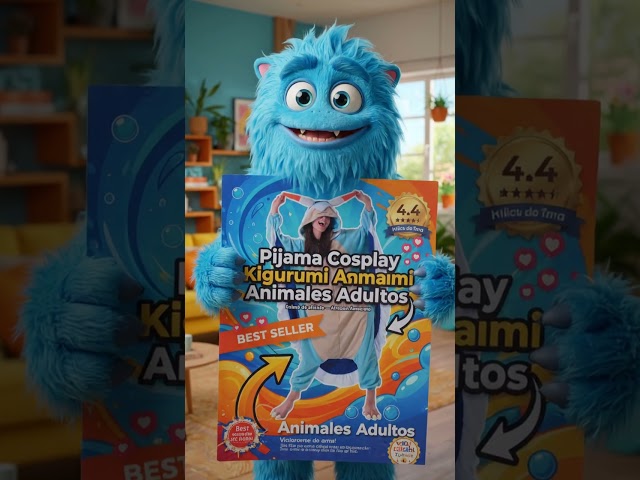 Vídeo relacionado con LBJR Pijama Entero Animales Carnaval Unisexo Onesie Kigurumi Disfraz Animal Adulto