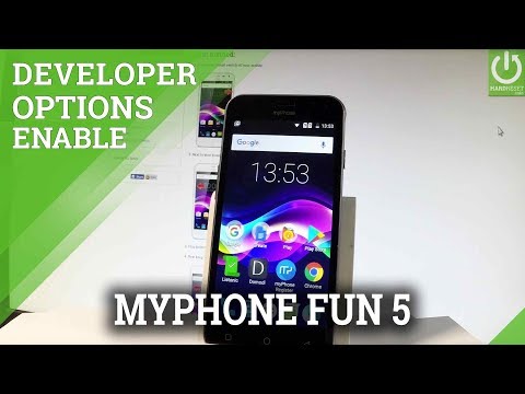 Enable Developer Options myPhone Fun 5 - USB Debugging