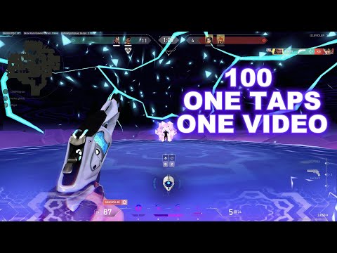 Valorant 100 One Taps In One Video 😈