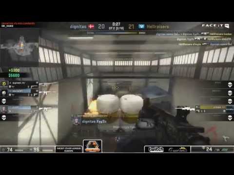 Dignitas vs HellRaisers on de_nuke @ FACEIT Invite Season 2 EU (CS:GO DIG vs HR)