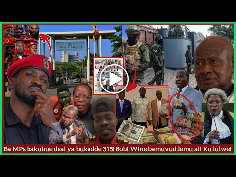Agakagwawo! Laba ekigudde ku Bobi Wine! Bamuvuddemu ba MP bakubye deal ya bukadde 315 nemotoka empya