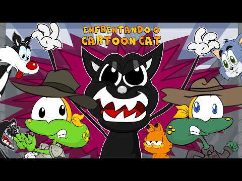 Sapo Brothers vs. Cartoon Cat in a scary and funny cartoon! CartoonCat in the Forest