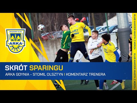 ARKA GDYNIA - STOMIL OLSZTYN 2:2. SKRÓT MECZU