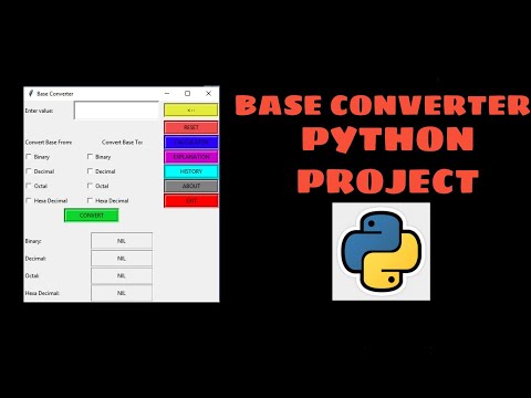 Python Base Converter Project Python Project