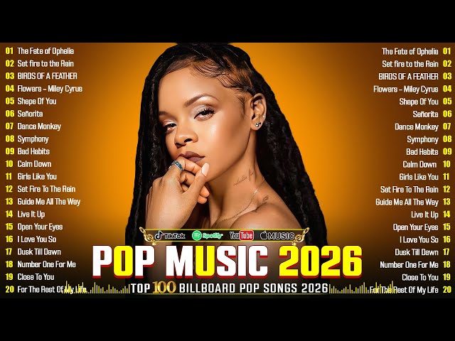 Rihanna, Taylor Swift, Adele, Bruno Mars, The Weeknd, Selena Gomez 🌟 Billboard Top 50 This Week SDDEFAULT Thumbnail