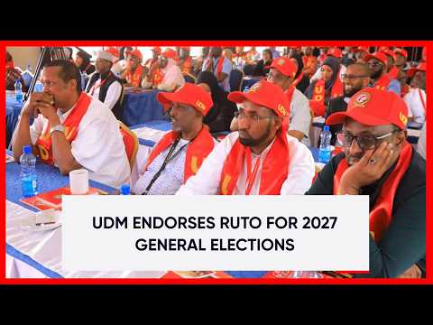 UDM endorses Ruto for 2027 general elections