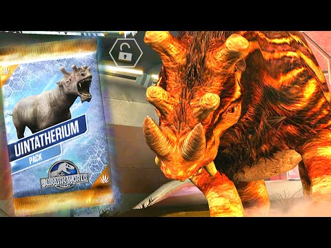 UINTATHERIUM PACK UNLOCKING UINTATHERIUM | JURASSIC WORLD THE GAME