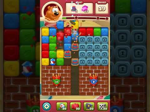 Toon Blast Level 3079 NO BOOSTERS - A S GAMING ✔️