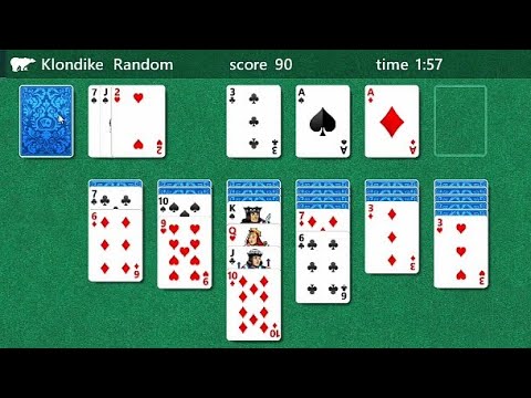 solitaire gameplay walkthrough - YouTube