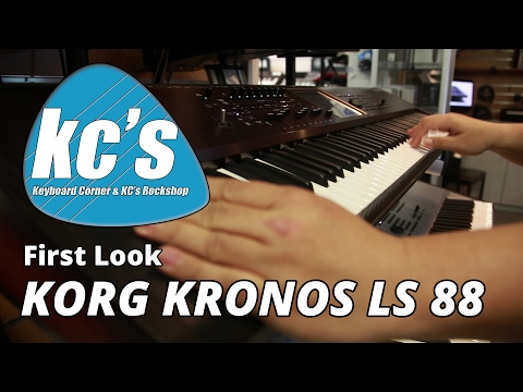 First Look!! Korg Kronos LS at KC's with Francis and Tristan