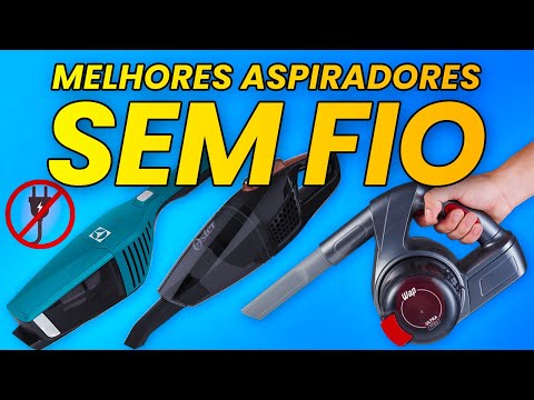 ✅ Qual o Melhor Aspirador de Pó Portátil SEM FIO? TOP 3 Melhores Aspiradores de Pó Vertical Sem Fio