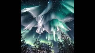 Extremely Rare White Auroras spotted over Alaska #auroraborealis #northernlights #colourfulnature