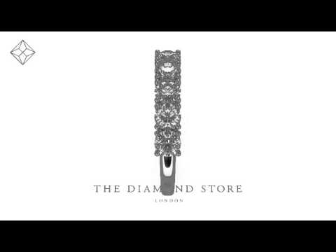FT26 - 5 Stone Chloe Half Eternity Ring 1,00ct Diamonds