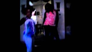 My mom Shanell dancing off of girl your mine
