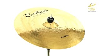 Video thumbnail for Turkish Cymbals · Rock Beat Crash 18" (1480g) · Cymbal Planet ID: TCR18RB04 by Cymbal Planet