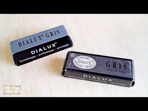 Сравнение оригинальной серой пасты Dialux Gris с китайской подделкой Oialux