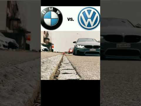 BMW vs Volkswagen #shorts #cars #luxurycars #bmw #volkswagen