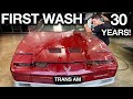 Disgusting Pontiac Trans Am First Wash In 30 Years Surprise Detail For Grandson