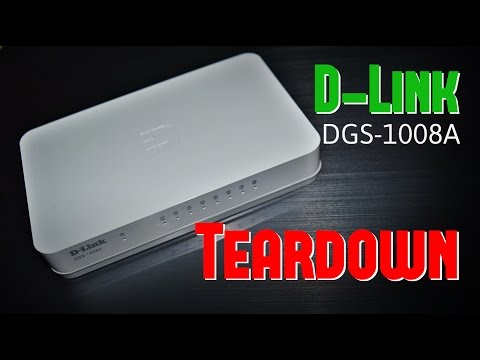 Teardown D-Link DGS-1008A 8-Port 1-Gbps Ethernet Switch