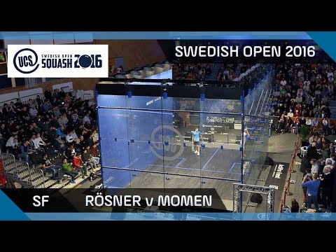 Squash: Rösner v Momen - UCS Swedish Open 2016 - SF Highlights