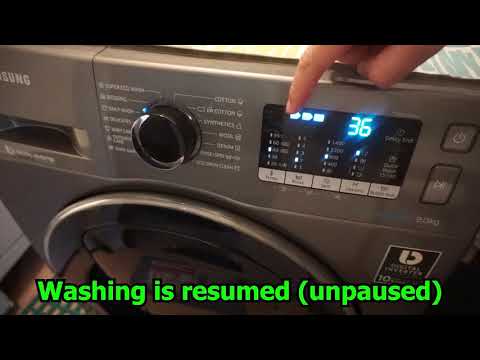 Is it paused or not? Samsung Washing Machine (AddWash, Eco Bubble, 9KG, WW90K5410UX)