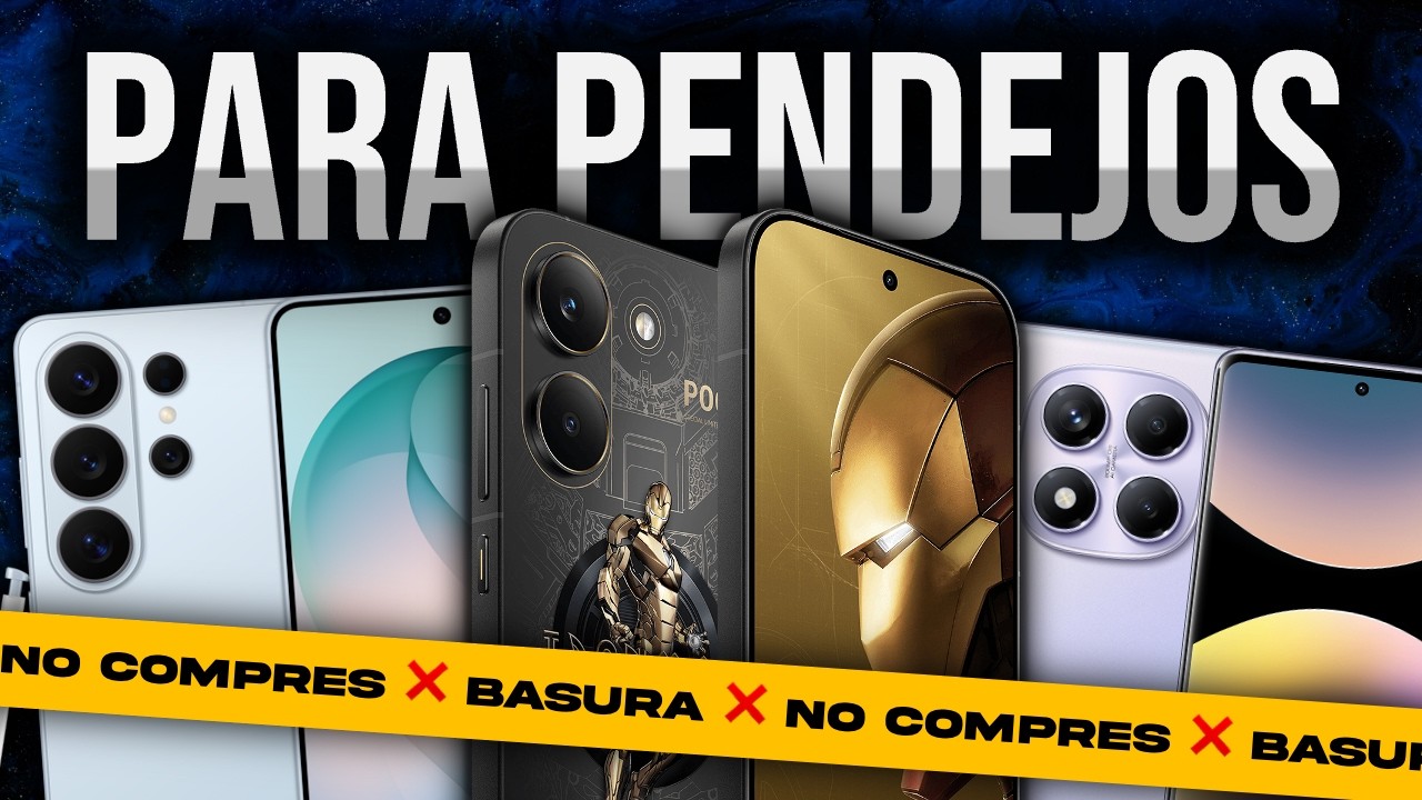 Los 7 PEORES Celulares que NO DEBES Comprar en 2026 👎 (BASURA)