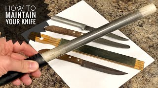 How to sharpen a knife | Quick and Easy Maintenance
