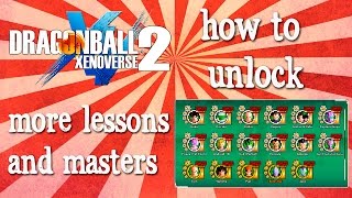 How to unlock more lessons and instructors in Dragon Ball Xenoverse 2