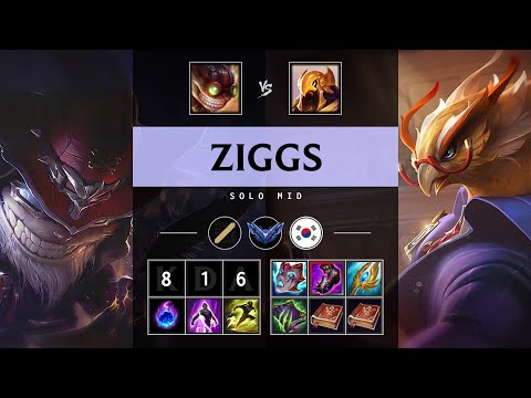 Ziggs Mid vs Azir - KR Diamond Patch 25.13