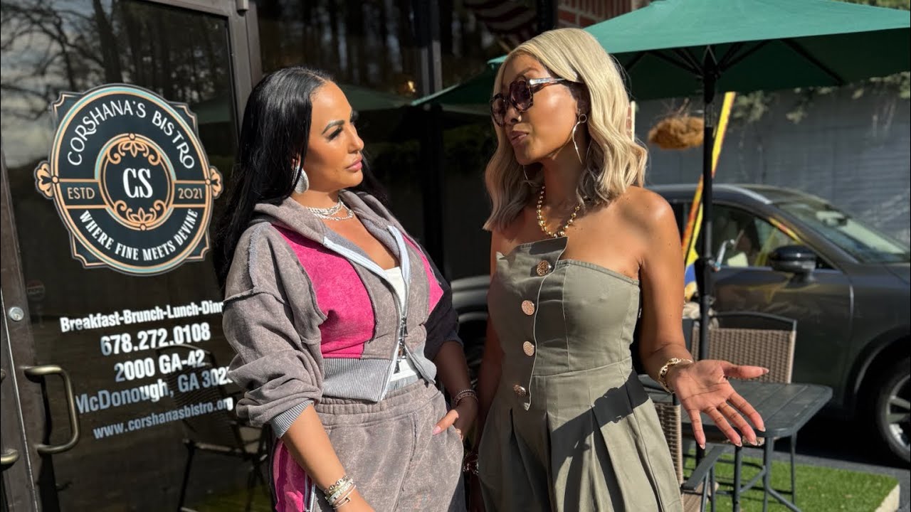 When Delicia asks Amber how she got cool with Shayla again! 