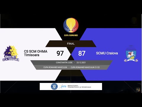 CRBM 2021-2022: SCM OHMA Timișoara - SCM U Craiova