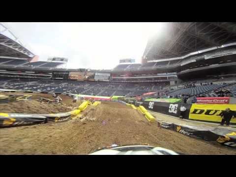 GoPro HD: Nick Paluzzi Practice - Seattle Monster Energy Supercross 2011