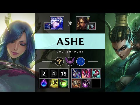 Ashe Support vs Nidalee - EUW Master Patch 25.17