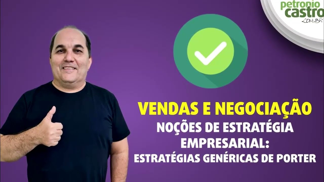 Atendimento, Vendas e Negociação - Estratégias Genéricas de Porter