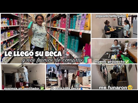 WE WENT SHOPPING🛍️+NICE CHANGES IN THE LIVING ROOM✅+WE MADE BURGERS🍔👩🏽‍🍳