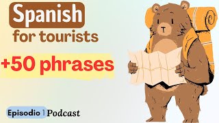 50 Spanish Phrases Travelers MUST Know | Learn & Repeat |Learn with this SLOW Podcast (A2-B2)