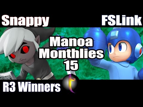 MM15 Singles: SSB Wii U - WR3 - Snappy vs FSLink
