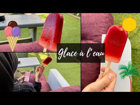 Glace à l'eau // glace 3 couleurs