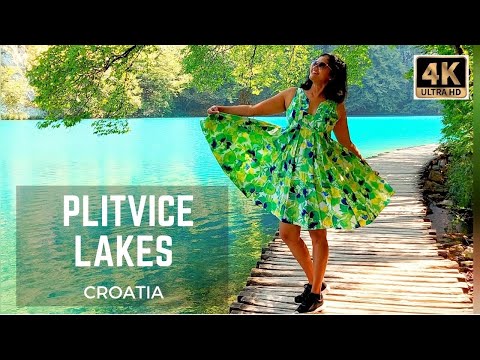 Plitvice Lakes National Park, Croatia - Walking Tour -4K