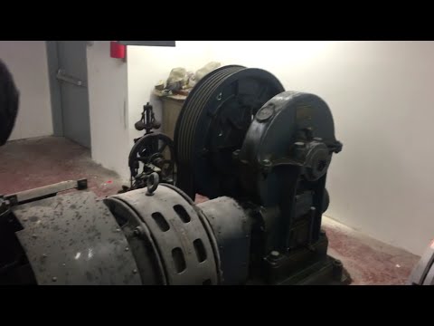 OTIS MICRODRIVE ELEVATOR MACHINE ROOM!