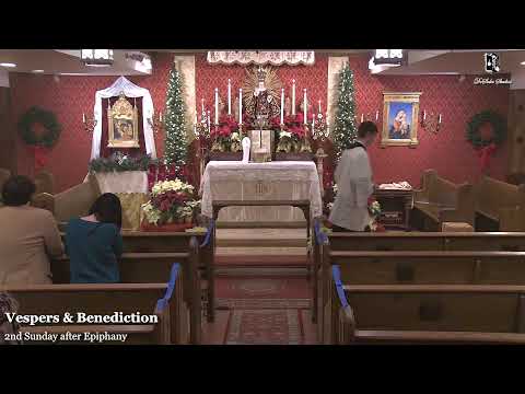 Vespers & Benediction: 7 PM EASTERN TIME (ET)