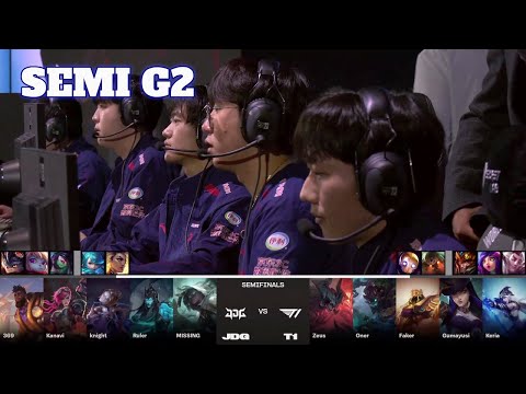 T1 vs JDG - Game 2 | Semi Finals LoL Worlds 2023 | T1 vs JD Gaming - G2 full