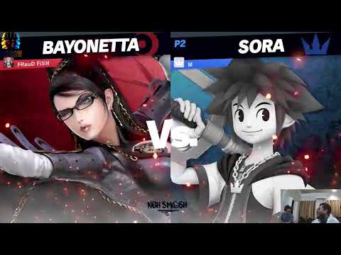 NBH Smash Online Bi-Weekly 5 Losers Quarterfinals - Fraudfish (Bayonetta) vs Mess (Sora)
