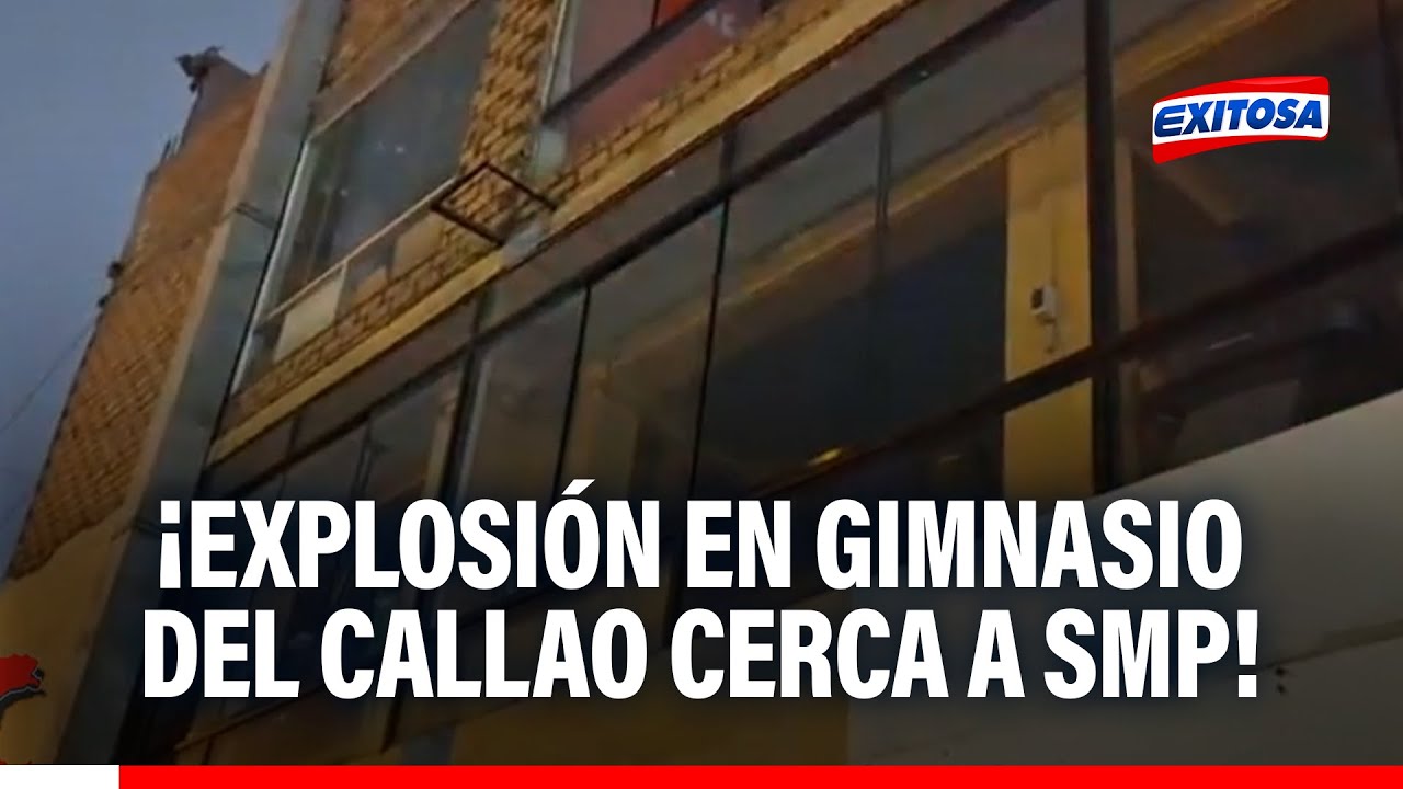🔴🔵 Callao: Sujetos detonan potente artefacto explosivo al interior de un gimnasio