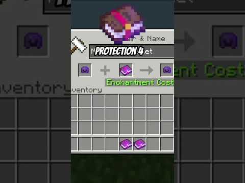 HyperBoyAbhi Shorts - How to Make your Minecraft Helmet OverPowered (Enchantments)