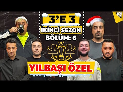YILBAŞI ÖZEL BÖLÜM | CİHAT AKBEL & @Batuhanfurkan.5 | 3'e 3 | YARIŞMA SEZON 2 #6